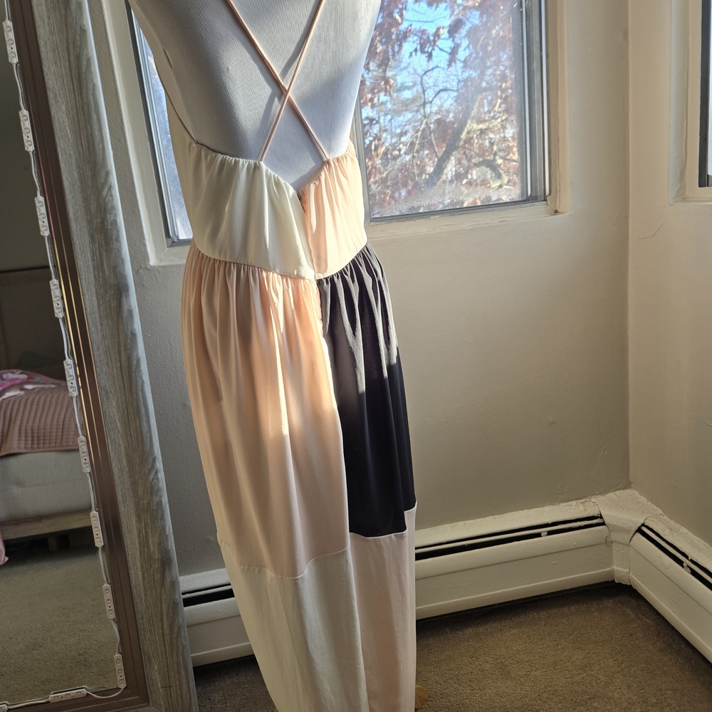 Akira Red Label Colorblock Dress Medium - Picture 8 of 13